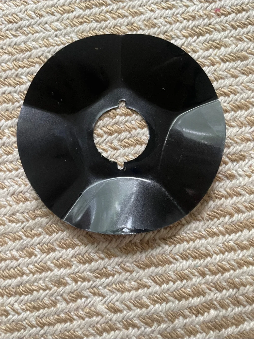 Vintage-Inspired Glass Oil Lantern with Black Metal Shade